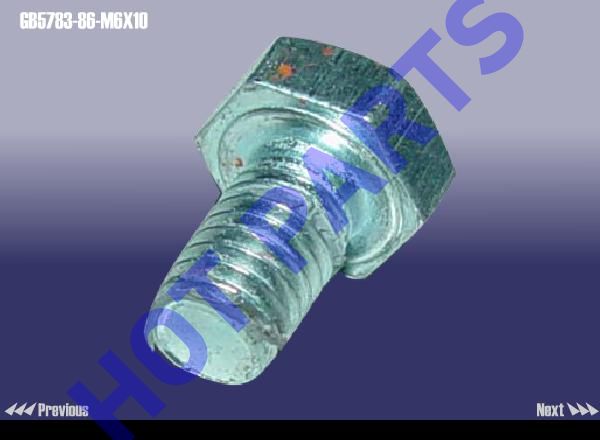 картинка BOLT  GB5783-86-M6X10